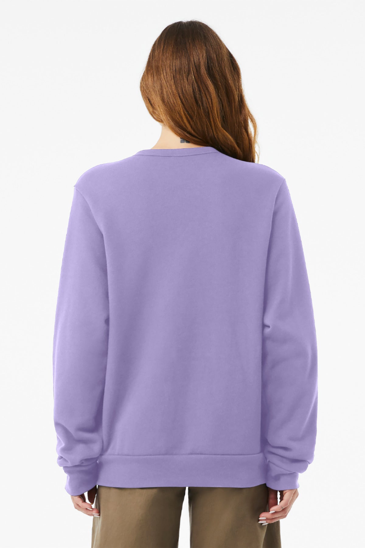 Bella+Canvas Unisex Sponge Fleece Classic Crewneck Sweatshirt BC3911 Dark Lavender