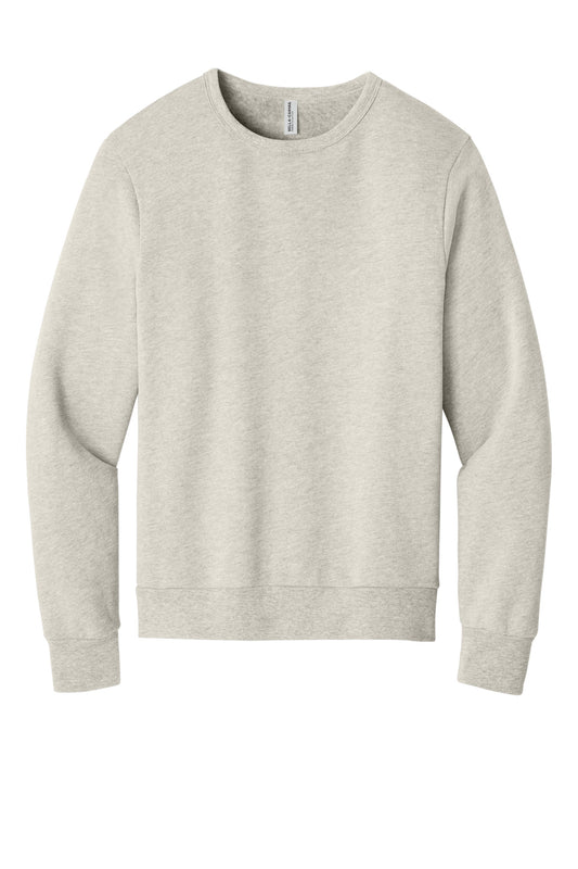 BELLA+CANVAS Unisex Sponge Fleece Classic Crewneck Sweatshirt BC3911 Heather Dust