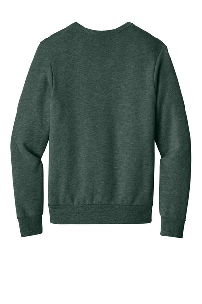 BELLA+CANVAS Unisex Sponge Fleece Classic Crewneck Sweatshirt BC3911 Heather Forest