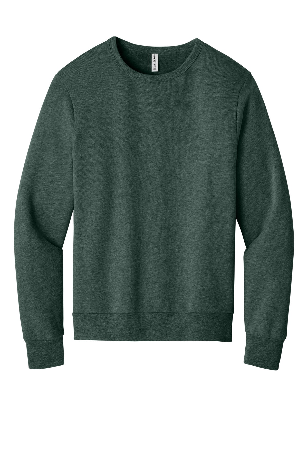 BELLA+CANVAS Unisex Sponge Fleece Classic Crewneck Sweatshirt BC3911 Heather Forest