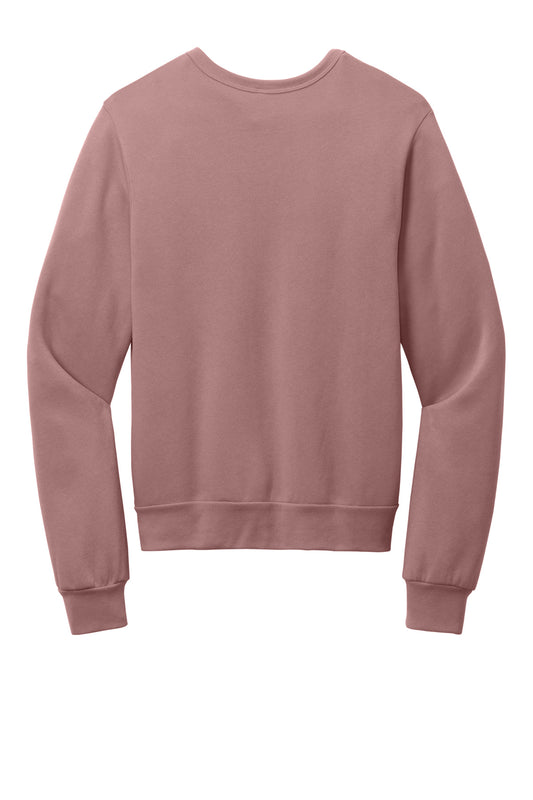 BELLA+CANVAS Unisex Sponge Fleece Classic Crewneck Sweatshirt BC3911 Mauve