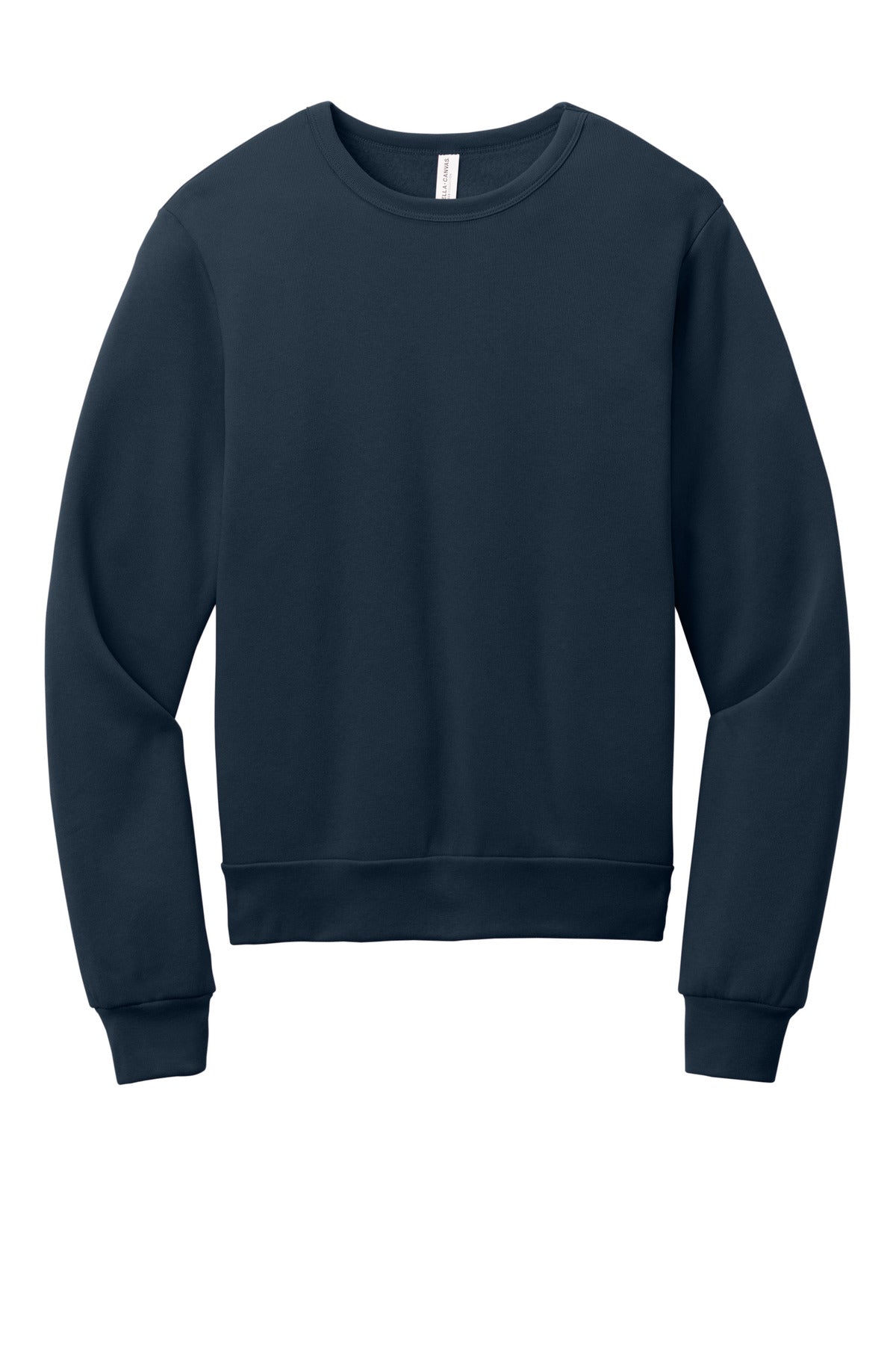 BELLA+CANVAS Unisex Sponge Fleece Classic Crewneck Sweatshirt BC3911 Navy