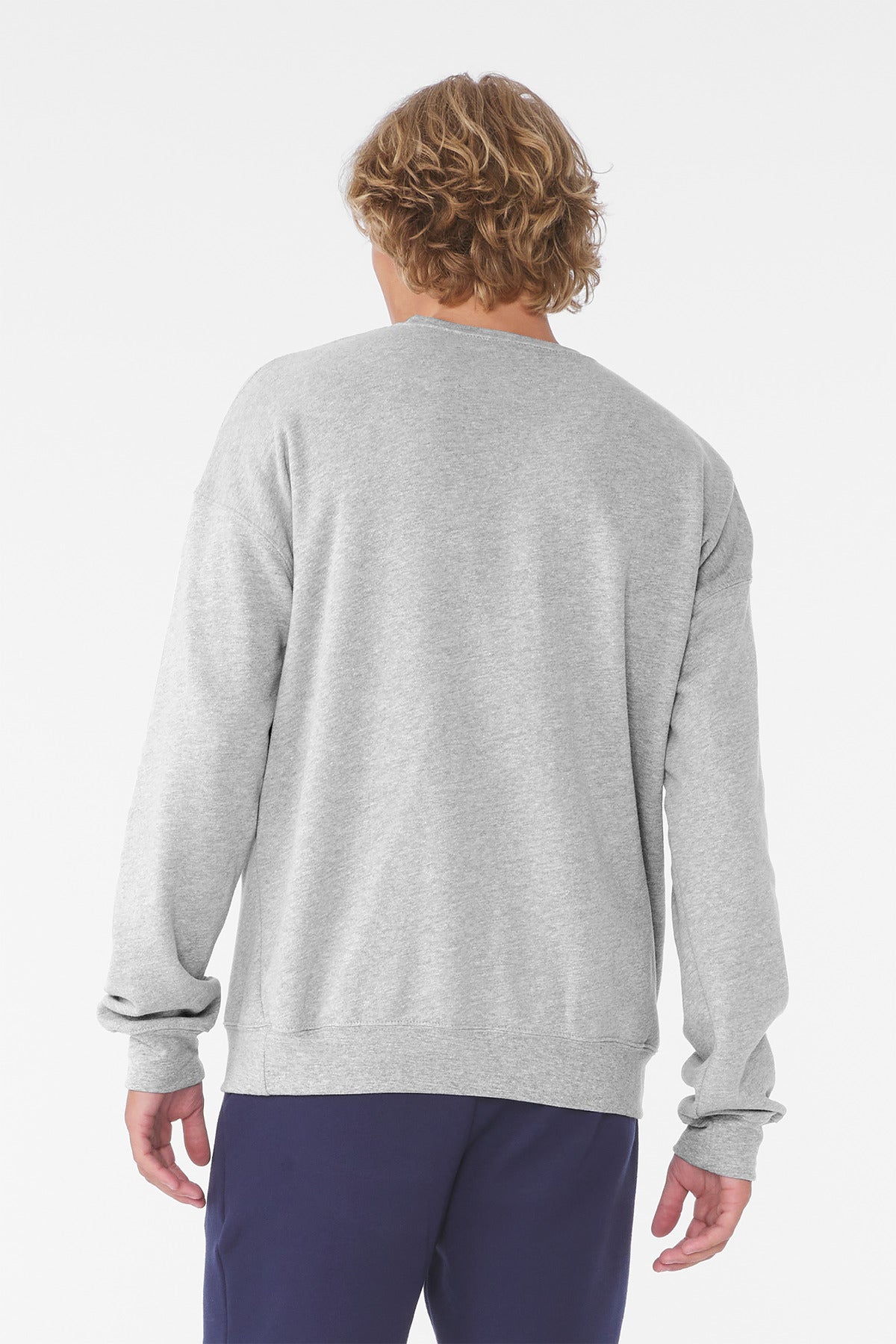 Bella+Canvas Unisex Sponge Fleece Drop Shoulder Sweatshirt BC3945 Athletic Heather