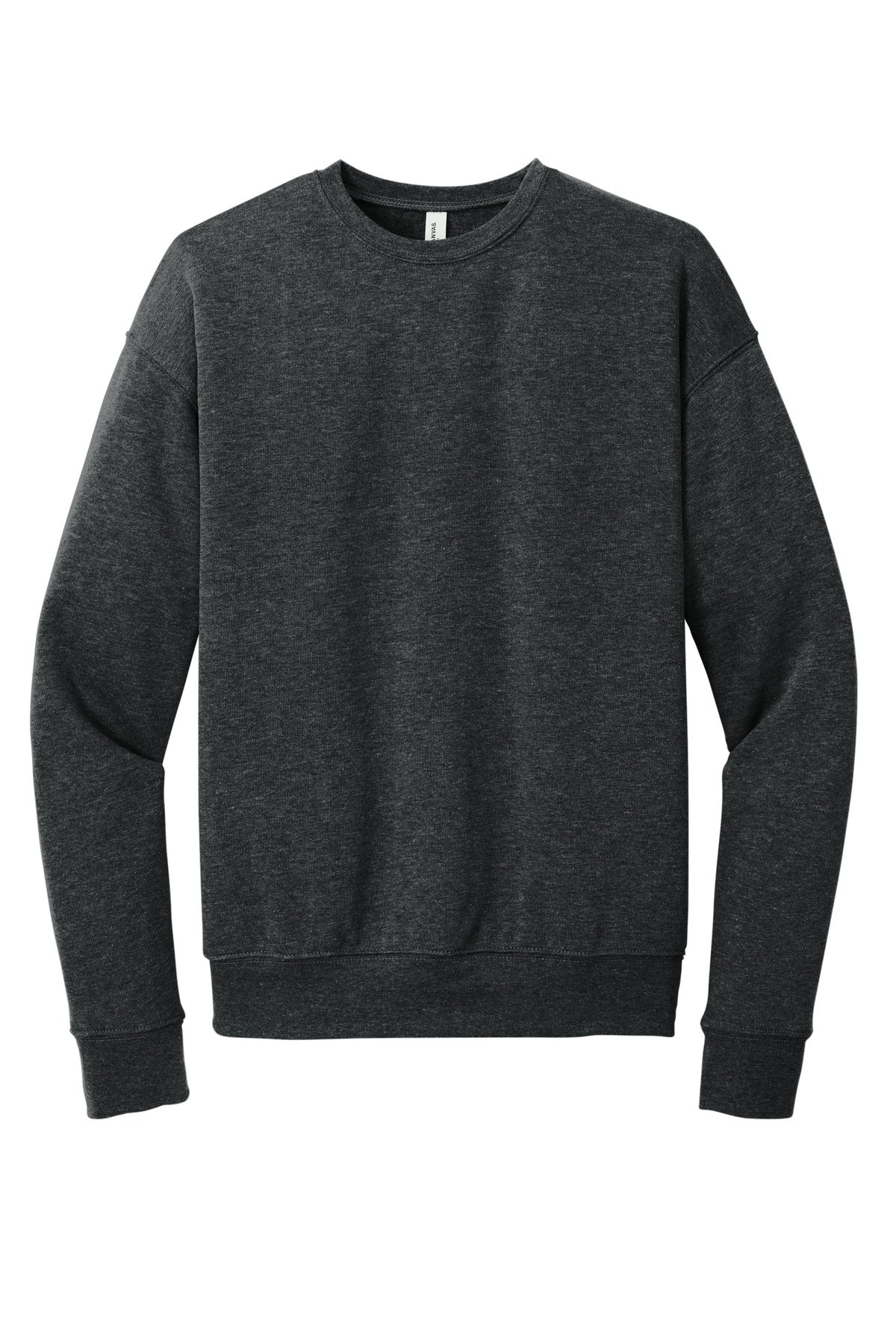 BELLA+CANVAS  Unisex Sponge Fleece Drop Shoulder Sweatshirt. BC3945 Dark Grey Heather
