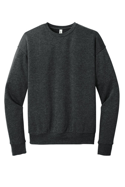 BELLA+CANVAS  Unisex Sponge Fleece Drop Shoulder Sweatshirt. BC3945 Dark Grey Heather
