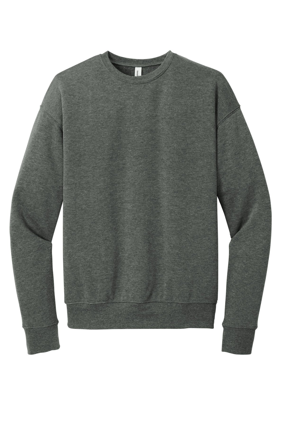 BELLA+CANVAS  Unisex Sponge Fleece Drop Shoulder Sweatshirt. BC3945 Deep Heather
