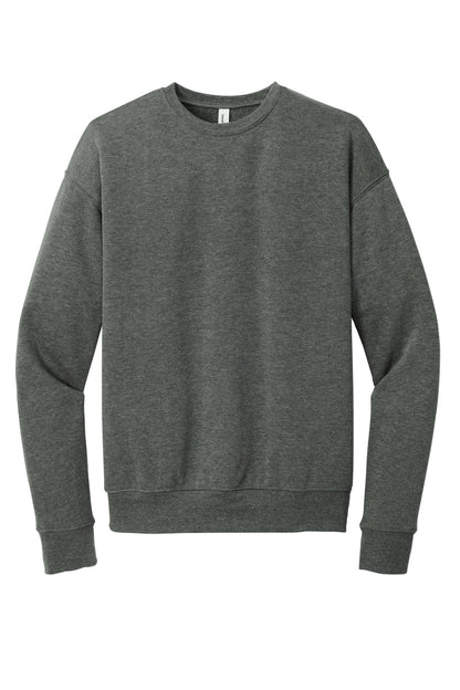BELLA+CANVAS  Unisex Sponge Fleece Drop Shoulder Sweatshirt. BC3945 Deep Heather
