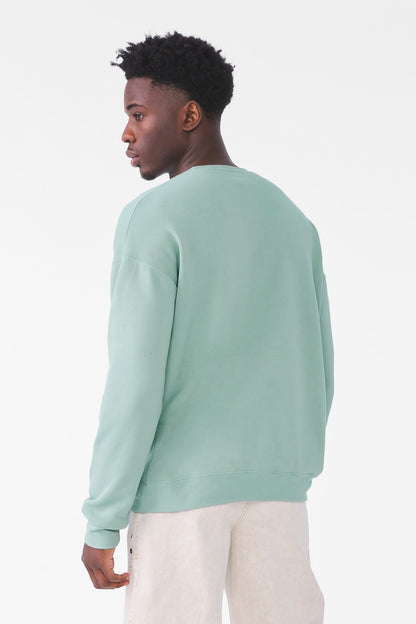 Bella+Canvas Unisex Sponge Fleece Drop Shoulder Sweatshirt BC3945 Dusty Blue