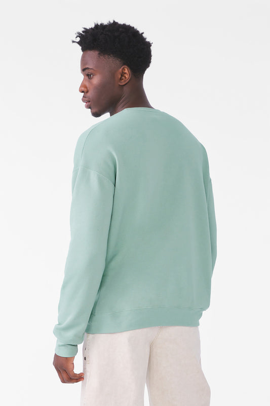 Bella+Canvas Unisex Sponge Fleece Drop Shoulder Sweatshirt BC3945 Dusty Blue