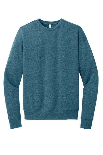 Bella+Canvas Unisex Sponge Fleece Drop Shoulder Sweatshirt BC3945 Heather Deep Teal
