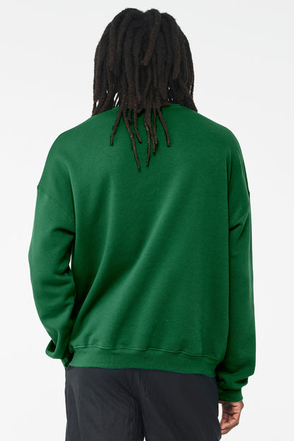 Bella+Canvas Unisex Sponge Fleece Drop Shoulder Sweatshirt BC3945 Kelly