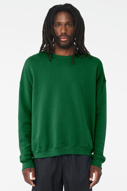 Bella+Canvas Unisex Sponge Fleece Drop Shoulder Sweatshirt BC3945 Kelly