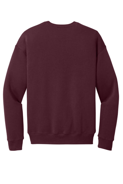Bella+Canvas Unisex Sponge Fleece Drop Shoulder Sweatshirt BC3945 Maroon