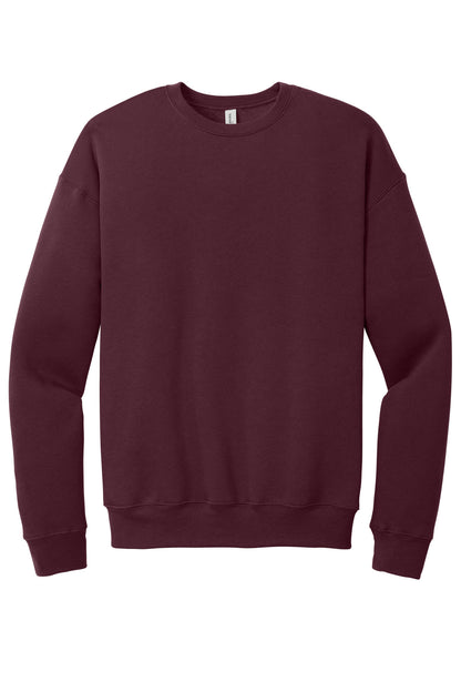 Bella+Canvas Unisex Sponge Fleece Drop Shoulder Sweatshirt BC3945 Maroon