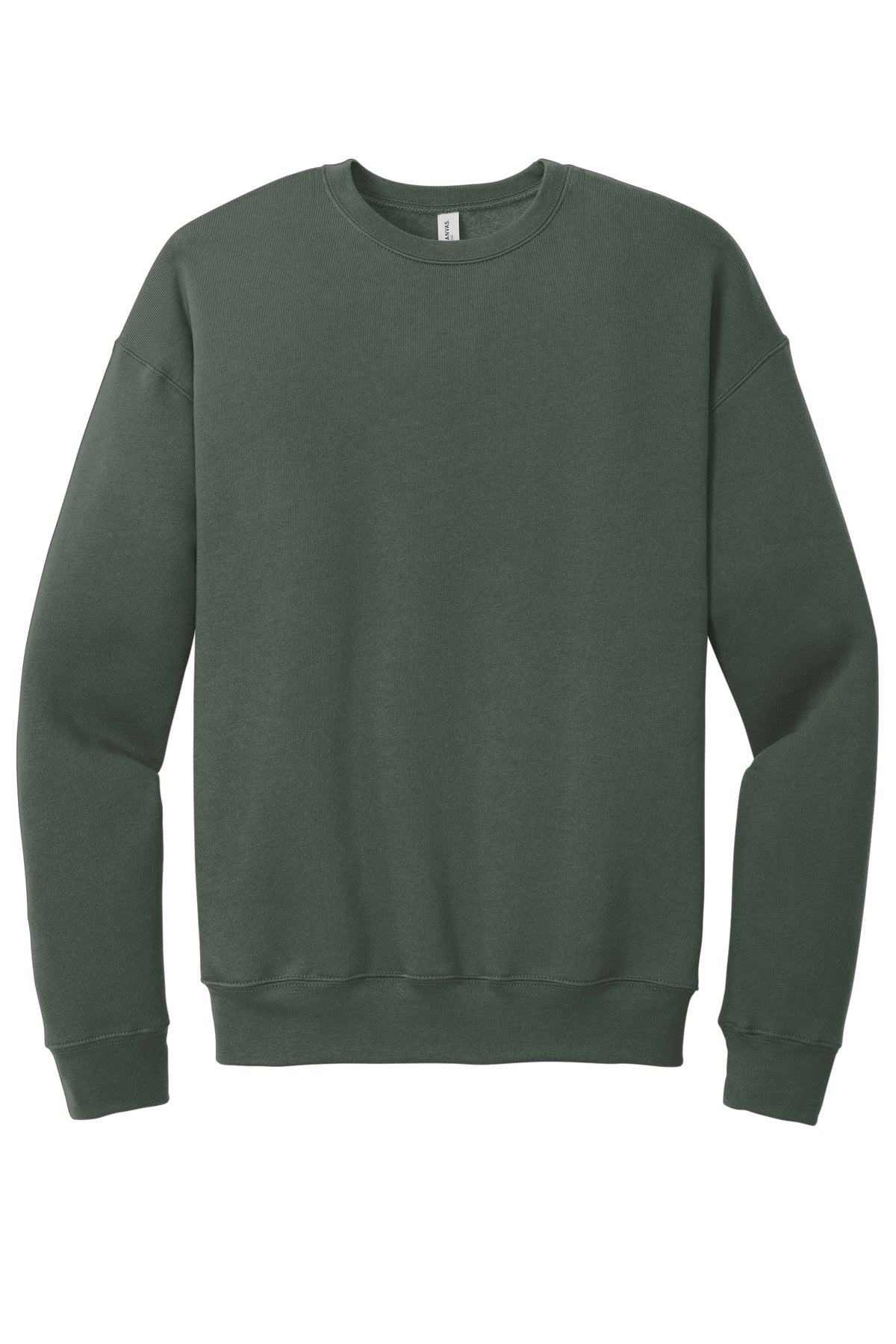 Bella+Canvas Unisex Sponge Fleece Drop Shoulder Sweatshirt BC3945 Military Green