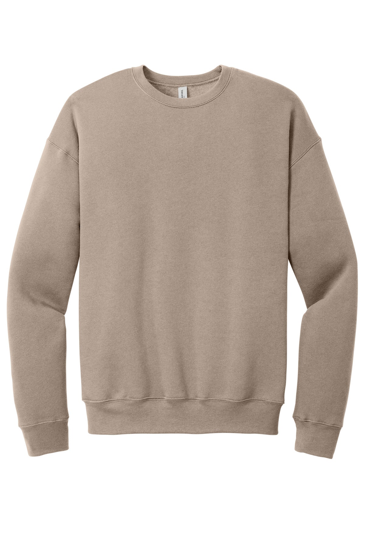 Bella+Canvas Unisex Sponge Fleece Drop Shoulder Sweatshirt BC3945 Tan