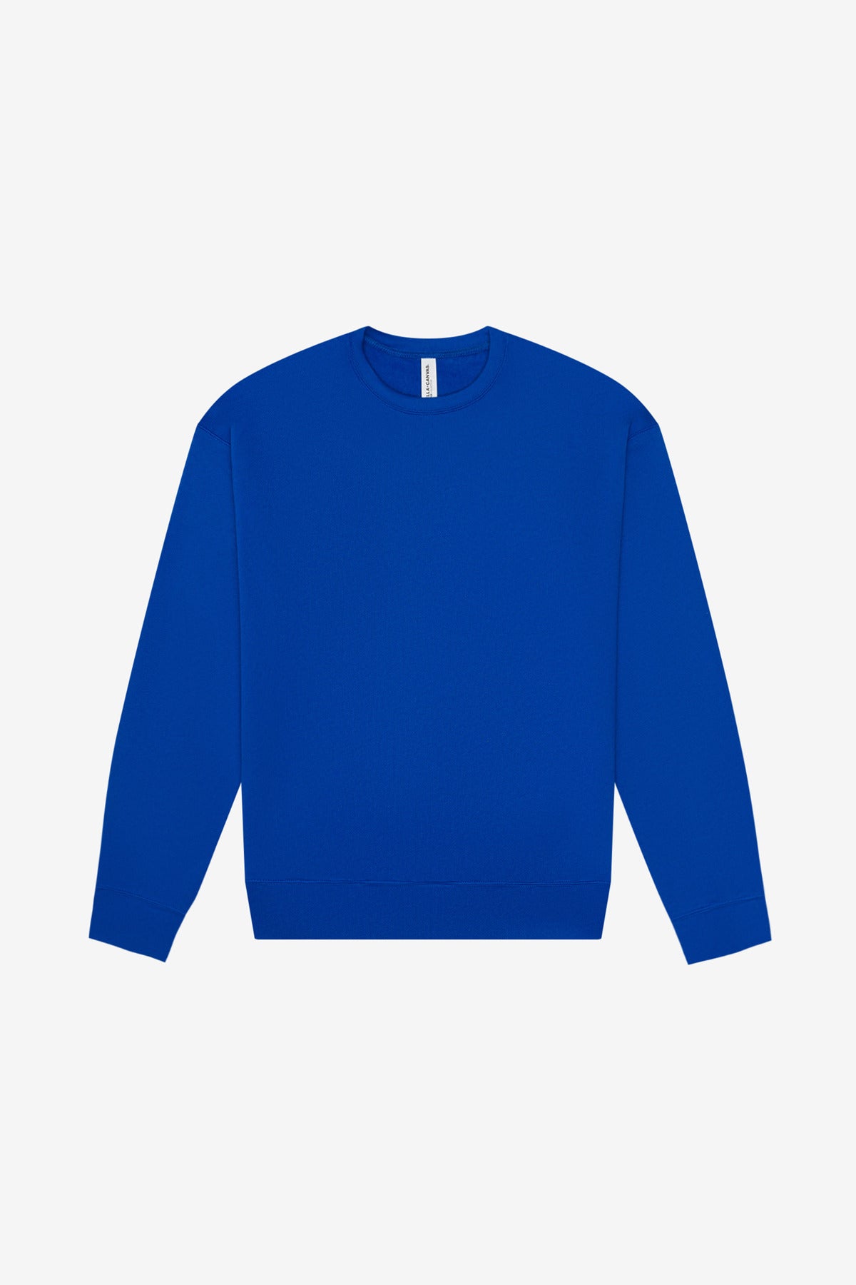 BELLA+CANVAS Unisex Sponge Fleece Drop Shoulder Sweatshirt. BC3945 True Royal