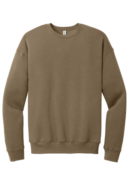 Bella+Canvas Unisex Sponge Fleece Drop Shoulder Sweatshirt BC3945 Vintage Brown