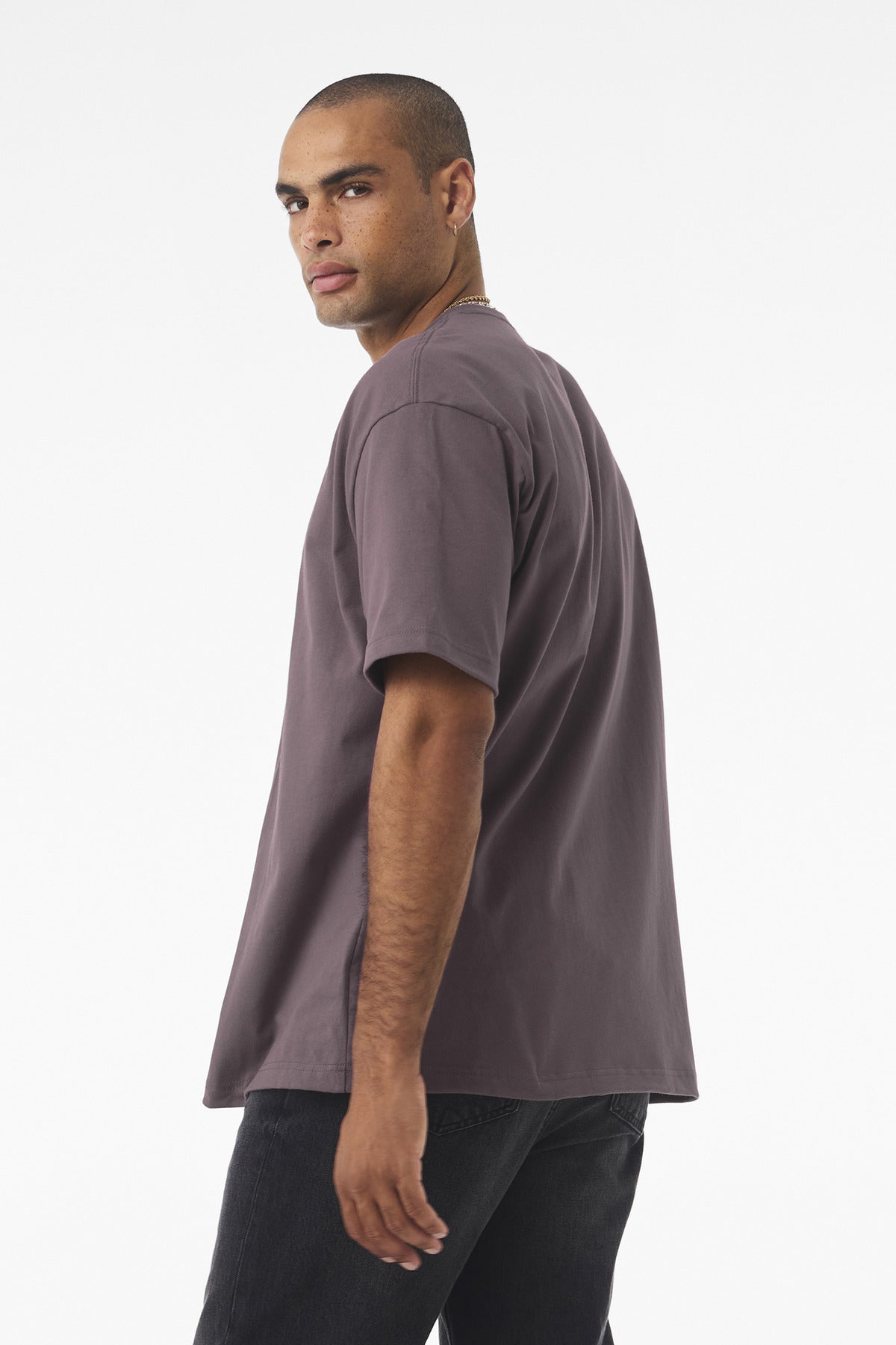 Bella+Canvas Unisex 75-Ounce Heavyweight Tee BC4610 Purple Storm