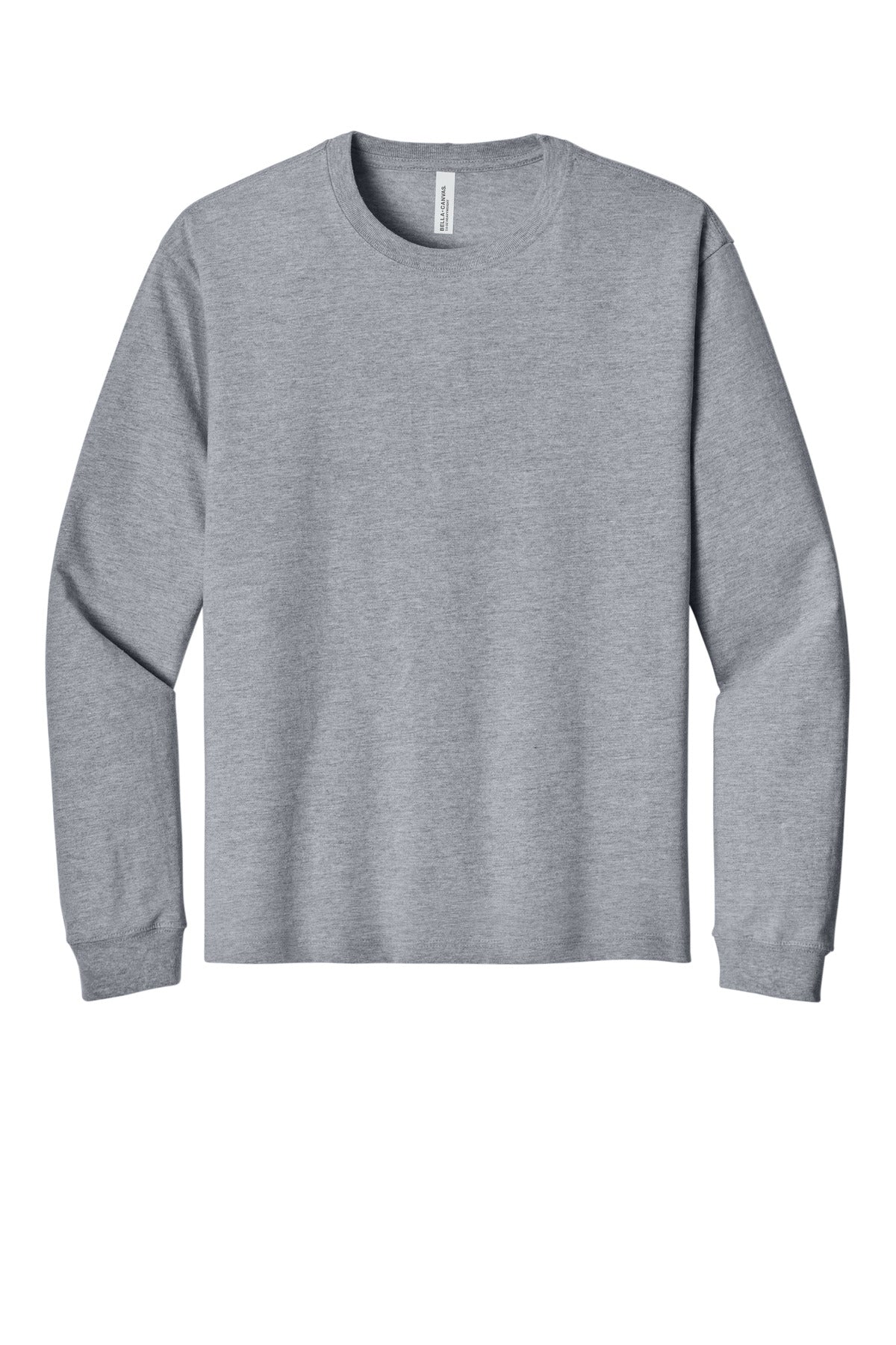 Bella+Canvas Unisex 75-Ounce Heavyweight Long Sleeve Tee BC4651 Athletic Heather