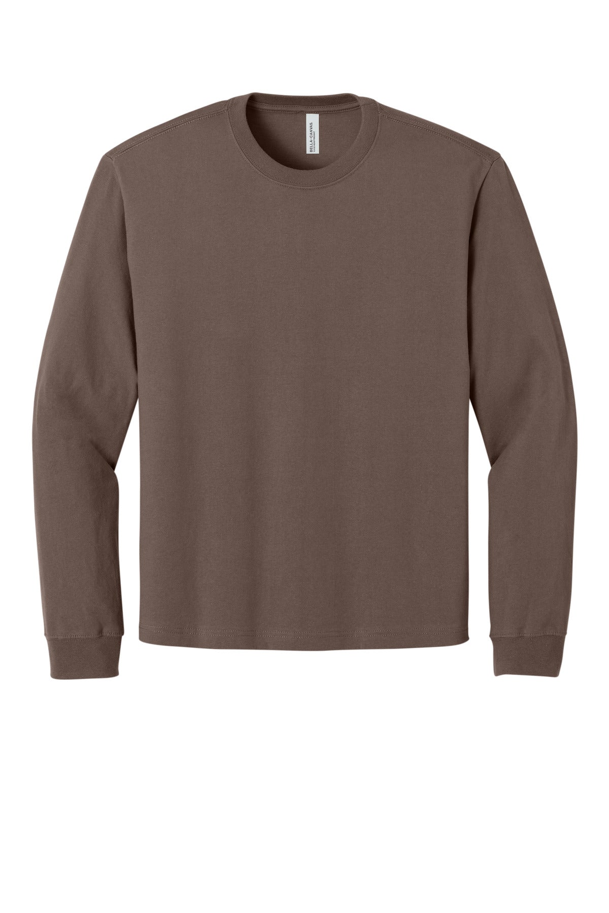 Bella+Canvas Unisex 75-Ounce Heavyweight Long Sleeve Tee BC4651 Cocoa