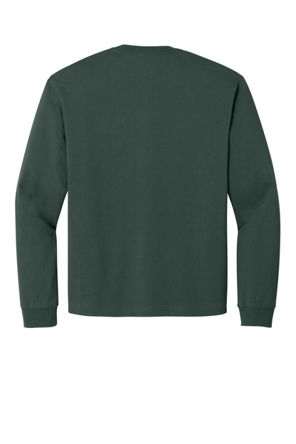 Bella+Canvas Unisex 75-Ounce Heavyweight Long Sleeve Tee BC4651 Hunter Green