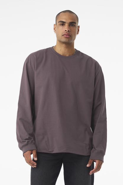 Bella+Canvas Unisex 75-Ounce Heavyweight Long Sleeve Tee BC4651 Purple Storm