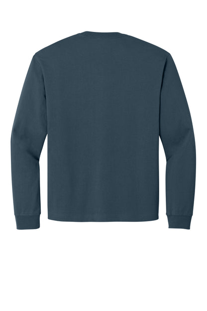 Bella+Canvas Unisex 75-Ounce Heavyweight Long Sleeve Tee BC4651 Vintage Navy