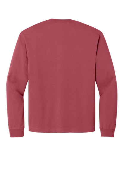 Bella+Canvas Unisex 75-Ounce Heavyweight Long Sleeve Tee BC4651 Vintage Red