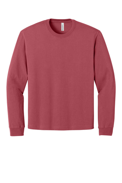 Bella+Canvas Unisex 75-Ounce Heavyweight Long Sleeve Tee BC4651 Vintage Red