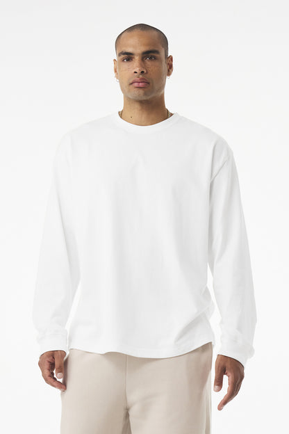 BELLA+CANVAS Unisex 7.5-Ounce Heavyweight Long Sleeve Tee BC4651 White