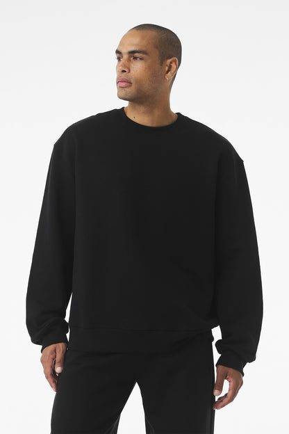 Bella+Canvas Unisex 10-Ounce Heavyweight Crewneck Sweatshirt BC4711 Black