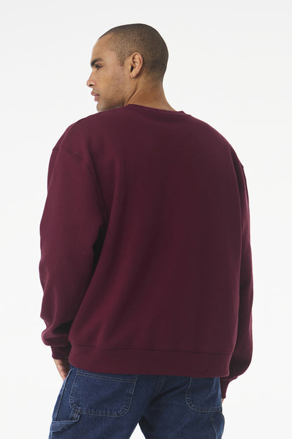 Bella+Canvas Unisex 10-Ounce Heavyweight Crewneck Sweatshirt BC4711 Maroon
