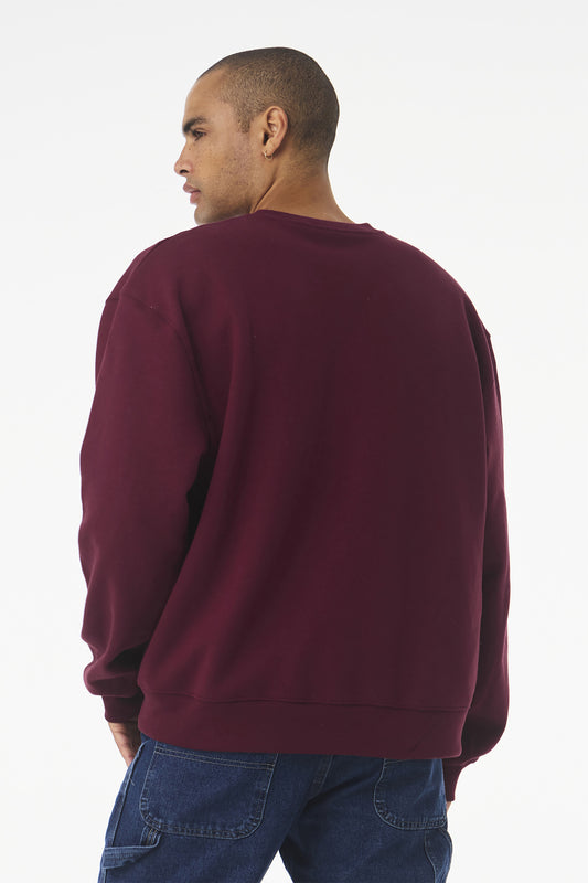 Bella+Canvas Unisex 10-Ounce Heavyweight Crewneck Sweatshirt BC4711 Maroon