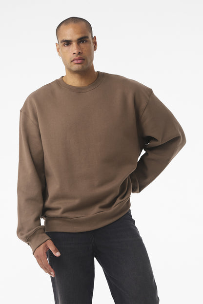 Bella+Canvas Unisex 10-Ounce Heavyweight Crewneck Sweatshirt BC4711 Vintage Brown