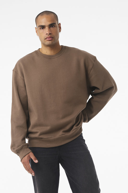 Bella+Canvas Unisex 10-Ounce Heavyweight Crewneck Sweatshirt BC4711 Vintage Brown