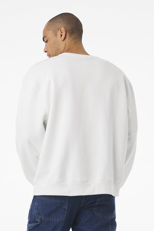 Bella+Canvas Unisex 10-Ounce Heavyweight Crewneck Sweatshirt BC4711 White