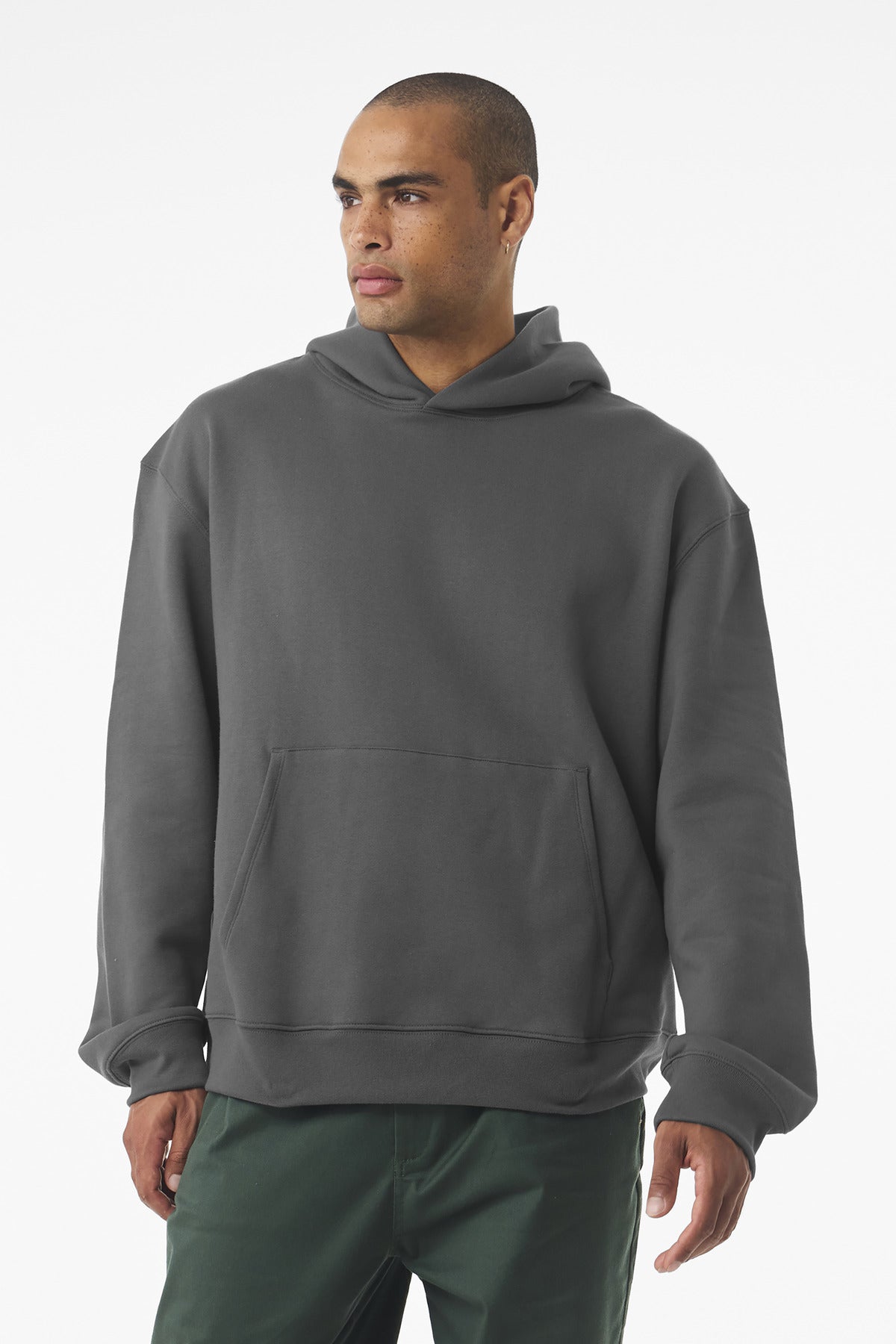 Bella+Canvas Unisex 10-Ounce Heavyweight Pullover Hoodie BC4719 Asphalt