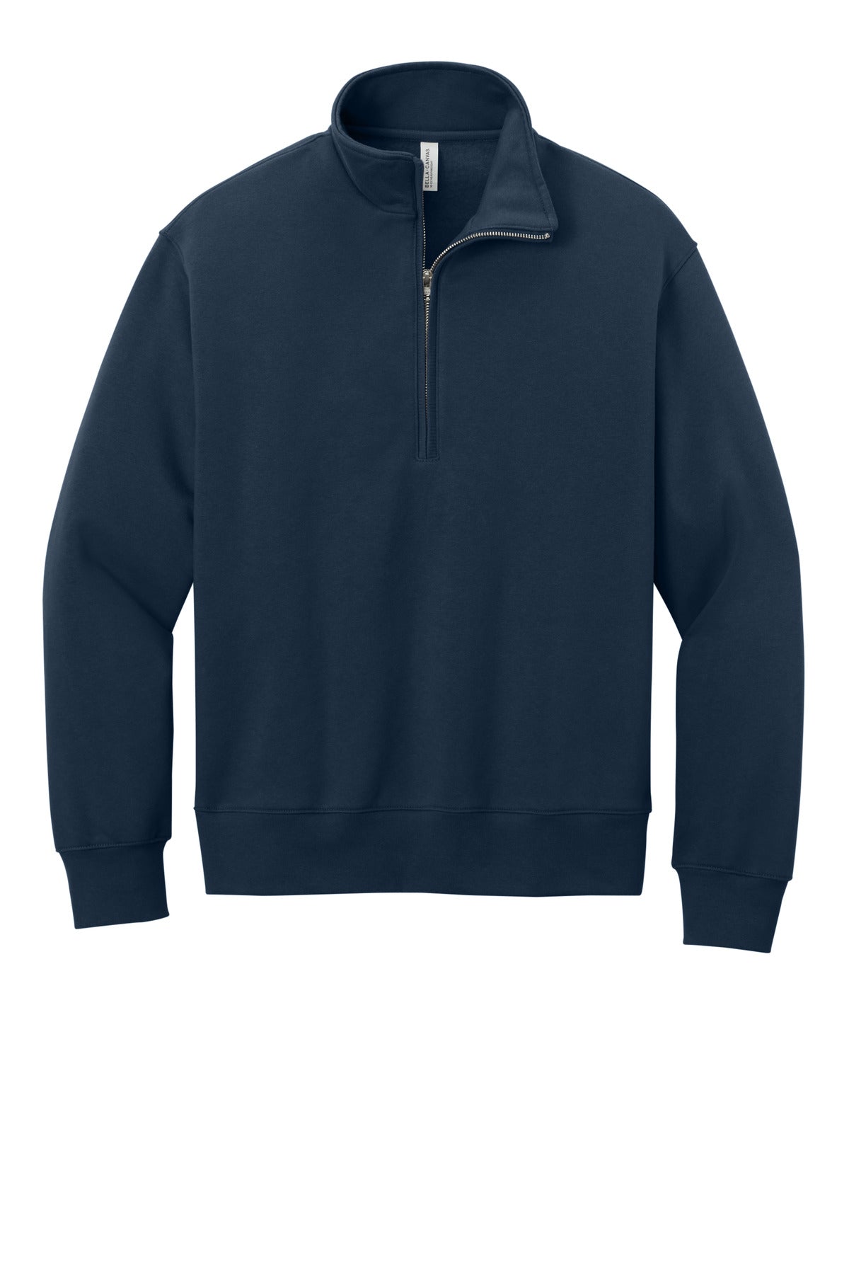 BELLA+CANVAS Unisex 10-Ounce Heavyweight 1/2-Zip Sweatshirt BC4740 Navy