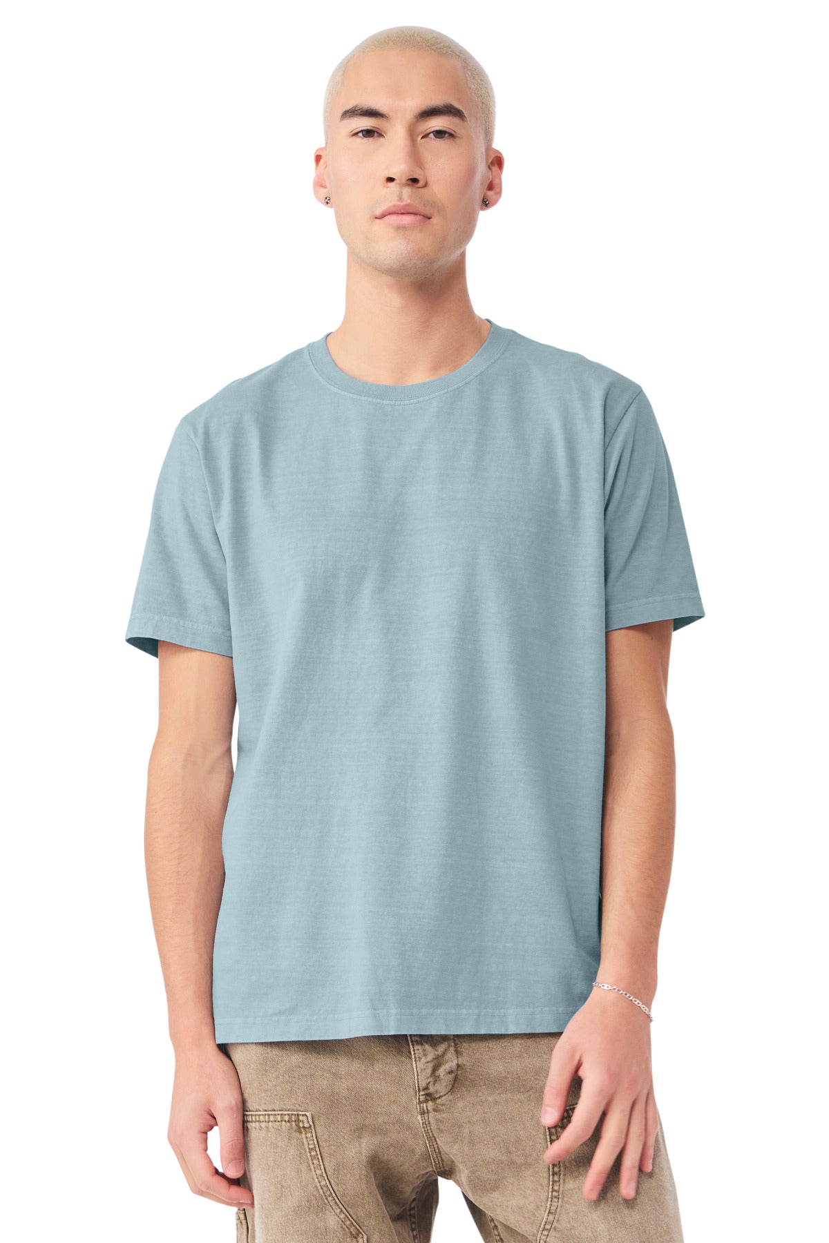 Bella+Canvas Unisex Heavyweight Garment-Dyed Tee BC4810GD Light Washed Denim
