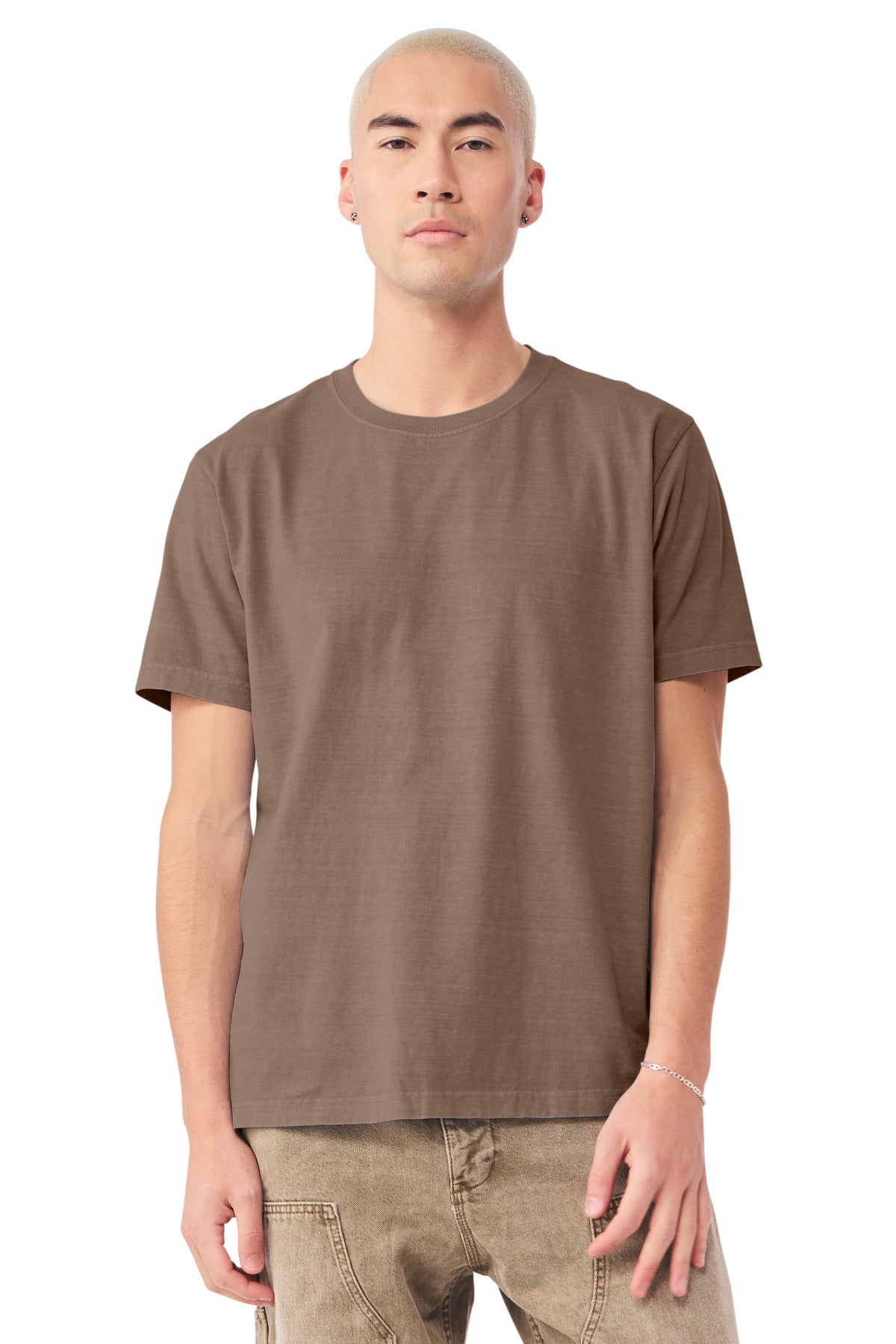 Bella+Canvas Unisex Heavyweight Garment-Dyed Tee BC4810GD Washed Cocoa
