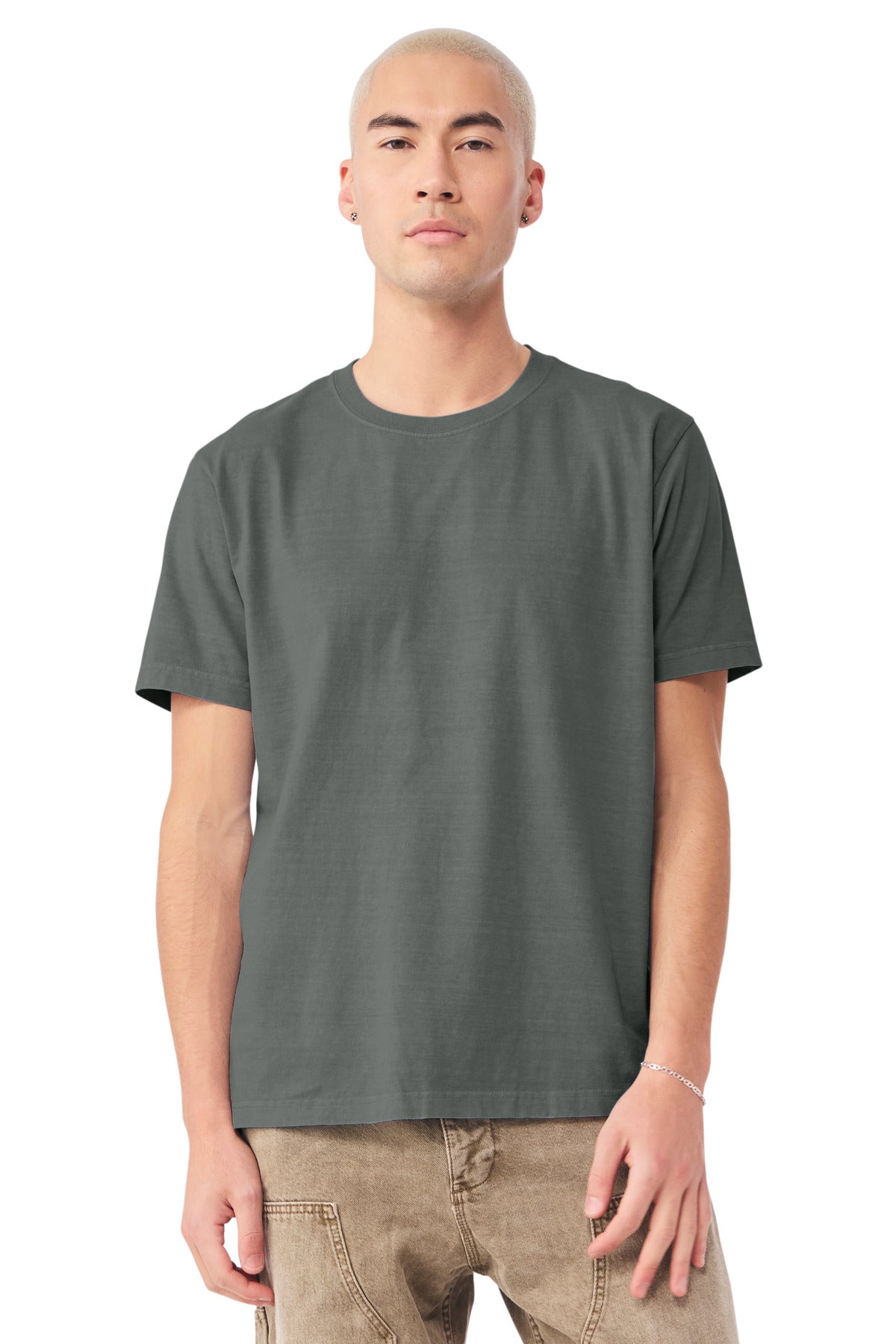 Bella+Canvas Unisex Heavyweight Garment-Dyed Tee BC4810GD Washed Grey