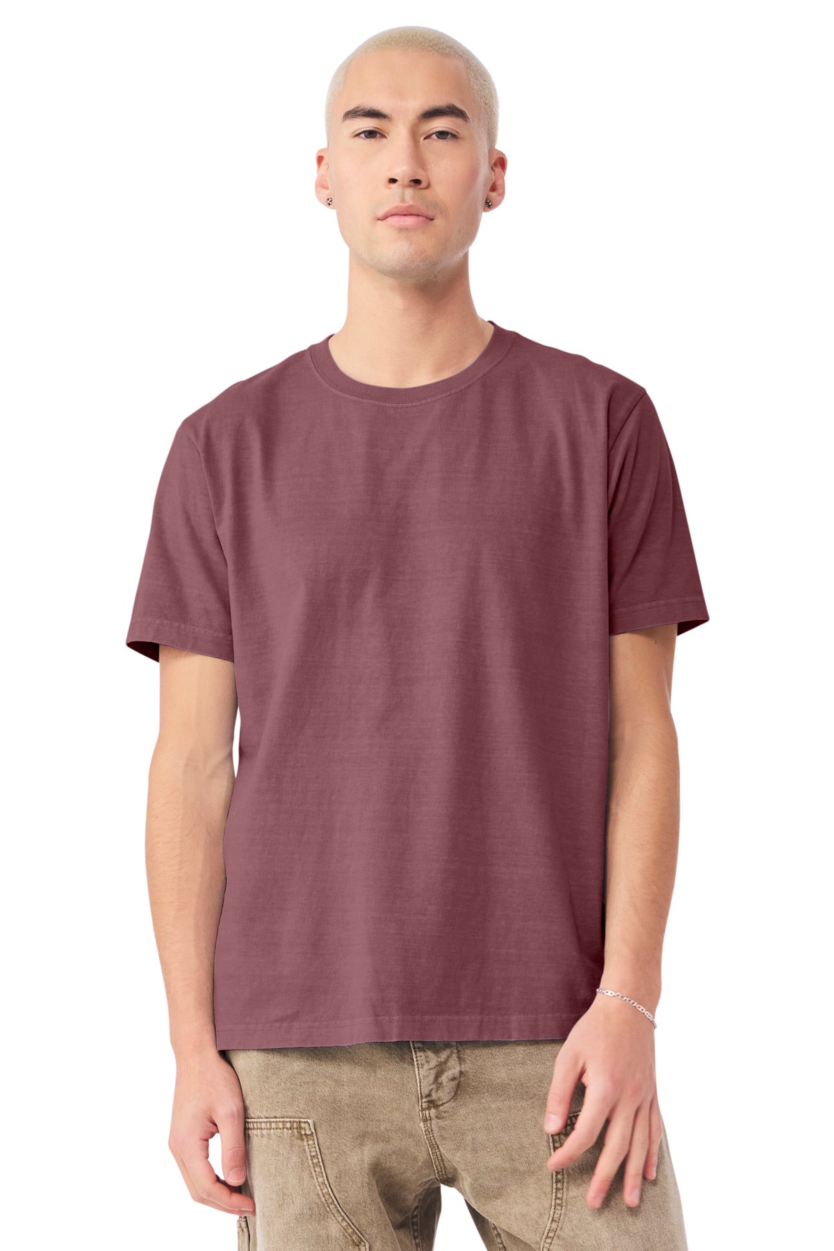 Bella+Canvas Unisex Heavyweight Garment-Dyed Tee BC4810GD Washed Maroon