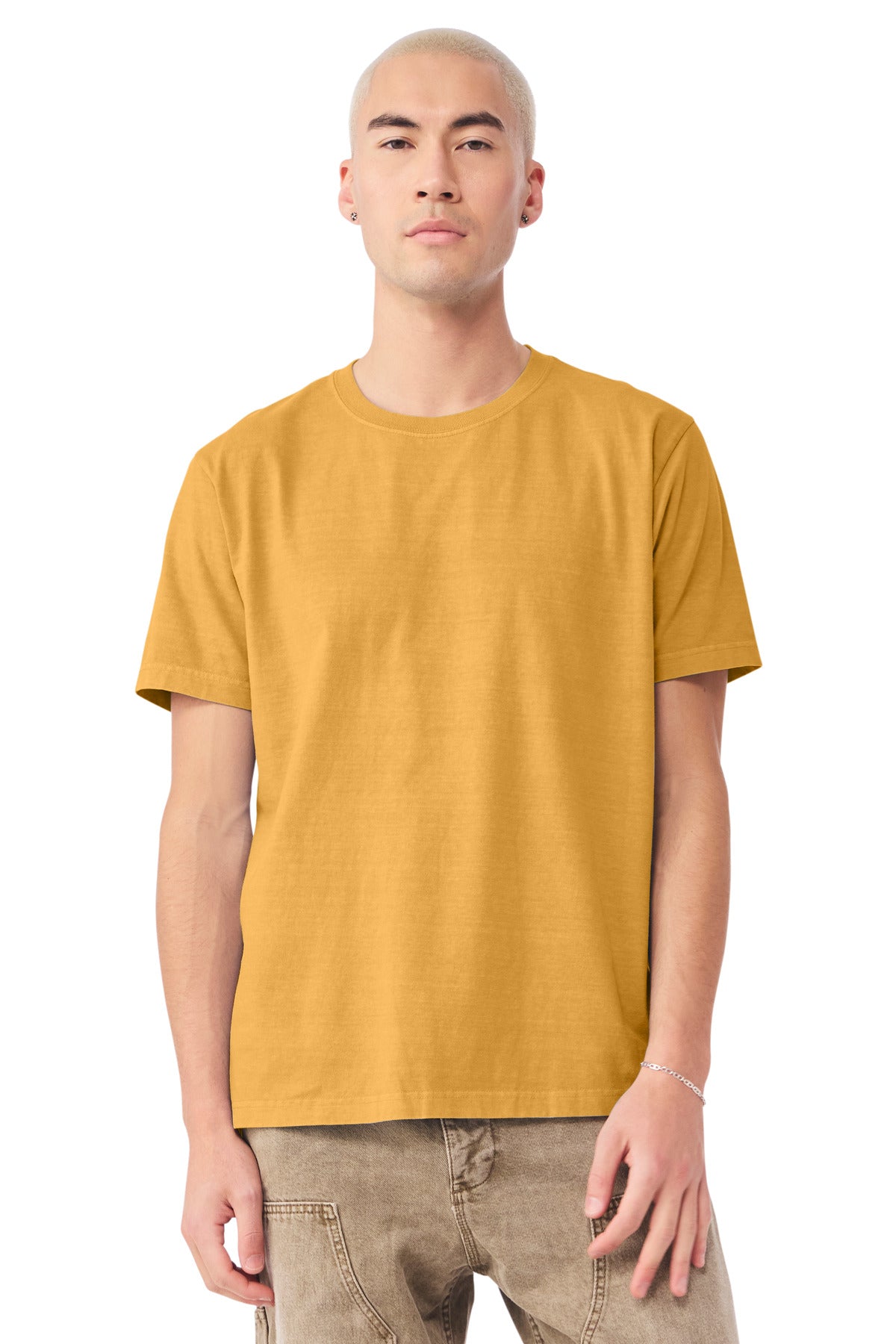 Bella+Canvas Unisex Heavyweight Garment-Dyed Tee BC4810GD Washed Mustard