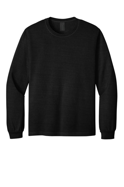 Bella+Canvas Unisex Heavyweight Garment-Dyed Long Sleeve Tee BC4851GD Black