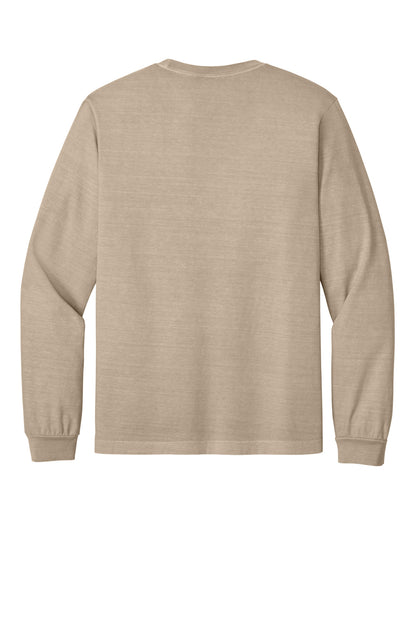 Bella+Canvas Unisex Heavyweight Garment-Dyed Long Sleeve Tee BC4851GD Khaki