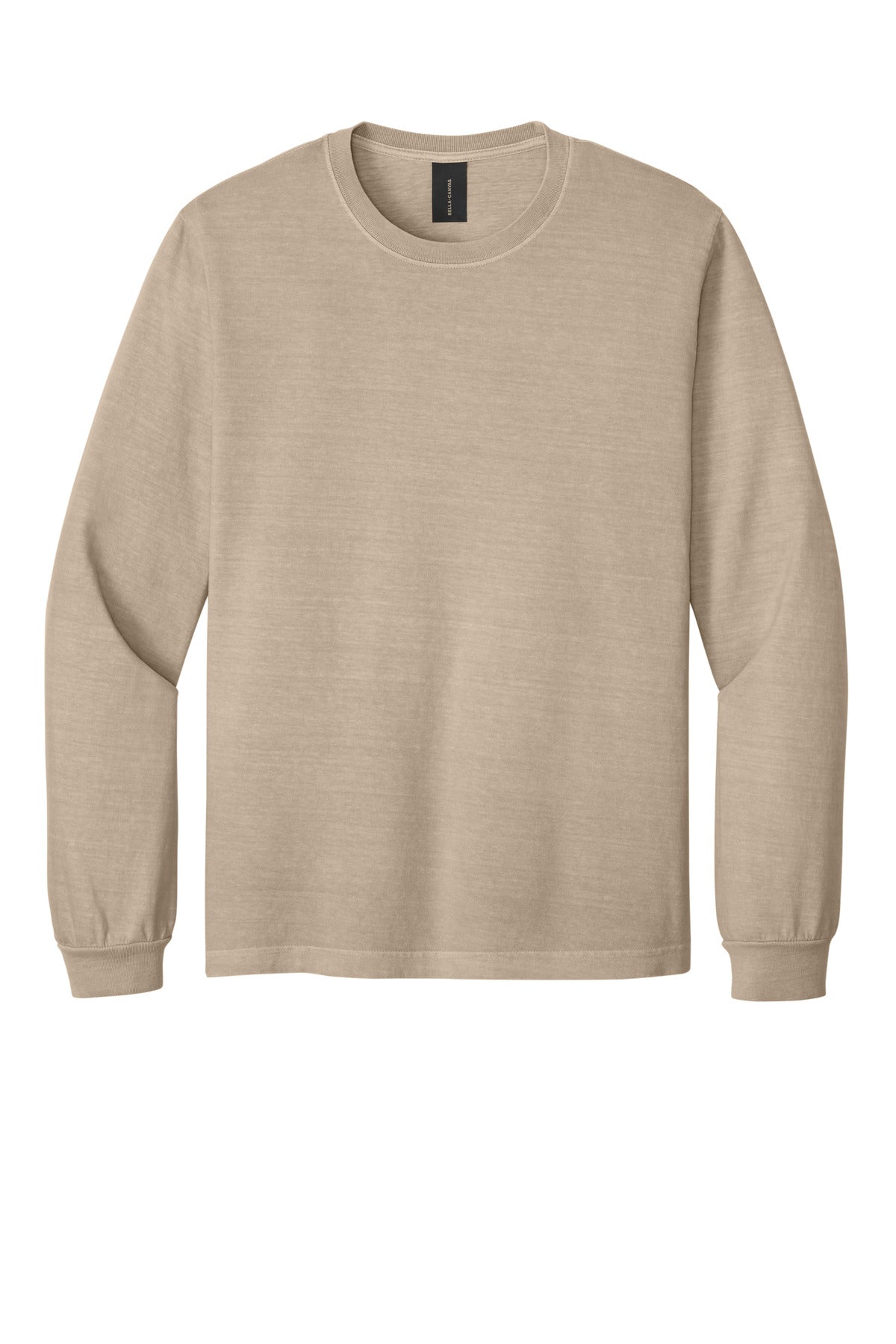 Bella+Canvas Unisex Heavyweight Garment-Dyed Long Sleeve Tee BC4851GD Khaki
