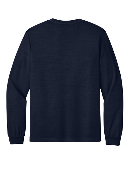 Bella+Canvas Unisex Heavyweight Garment-Dyed Long Sleeve Tee BC4851GD Navy