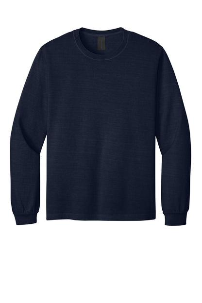 Bella+Canvas Unisex Heavyweight Garment-Dyed Long Sleeve Tee BC4851GD Navy