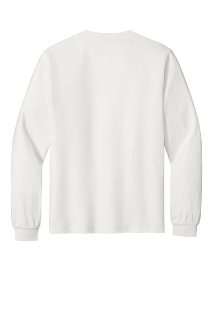 Bella+Canvas Unisex Heavyweight Garment-Dyed Long Sleeve Tee BC4851GD Vintage White